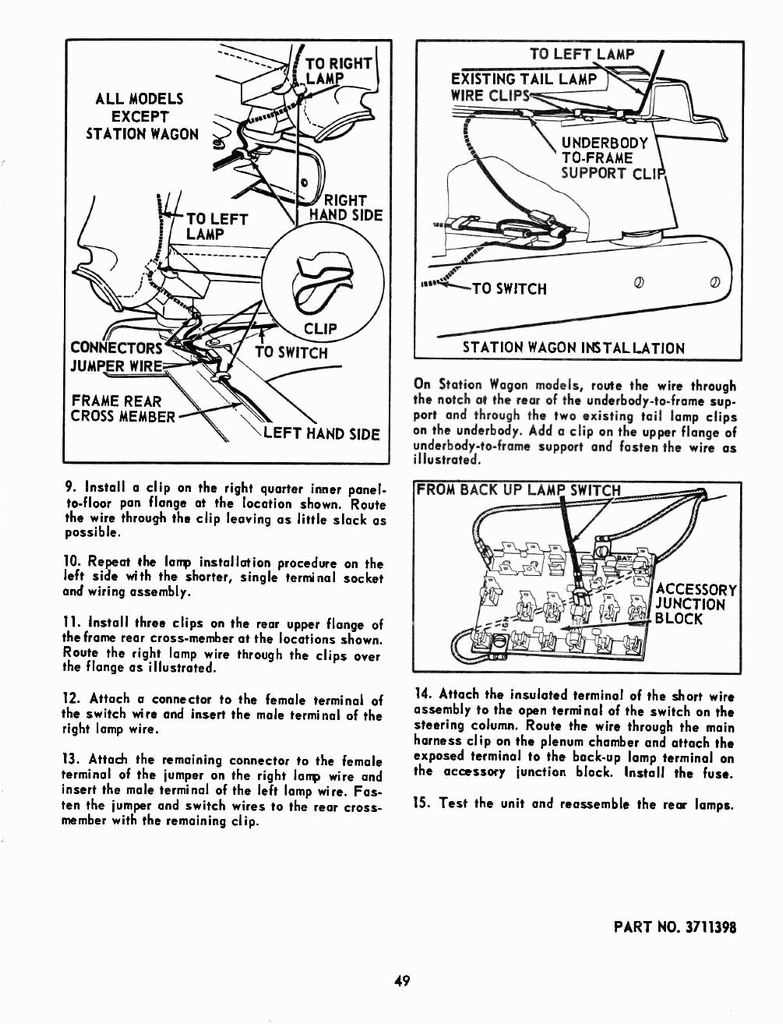 1955 Chevrolet Accessories Manual Page 25